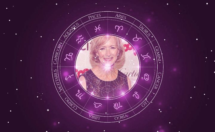 Imagem representando o mapa astral de Judy Woodruff
