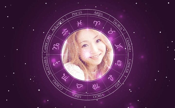 Imagem representando o mapa astral de Mayumi Izuka